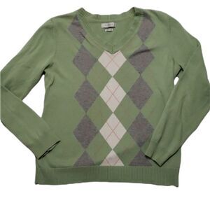 Diamond pattern sweater 